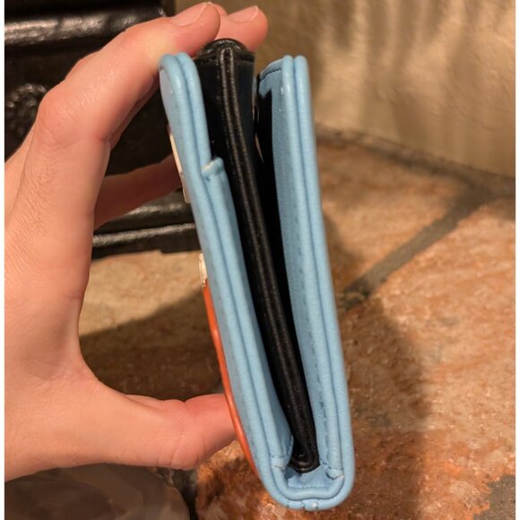 Loungefly Disney Parks, Dogs Flap Wallet Faux Leather Blue - Picture 4 of 10